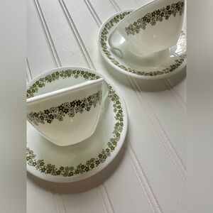 Corelle spring blossom “crazy daisy” teacup and saucer